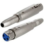 מתאם XLR SOCKET - PL SOCKET