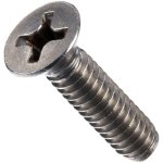 ברגים מפלדה - ראש שטוח - פיליפס - M3 X 16MM