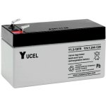 מצבר עופרת נטען - YUCEL Y1.2-12 - 12V 1.2AH