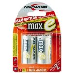 זוג סוללות נטענות - ANSMANN - C - 1.2V 4500MAH - NIMH