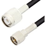 כבל קואקסיאלי - TNC (M) ~ MINI UHF (M) - RG58 - 0.5M