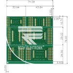 לוח מתאמים לרכיבי TSOP I / II ~ DIP - SMD