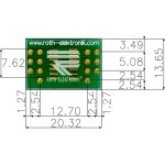 לוח מתאם לרכיבי SOIC-14 ~ DIP - SMD