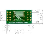 לוח מתאם לרכיבי SOIC-16W ~ DIP - SMD