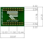 לוח מתאם לרכיבי TSSOP-48 ~ DIP - SMD