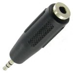 מתאם 2.5MM STEREO PLUG - 3.5MM STEREO SOCKET