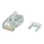 מחבר RJ45 8P8C - זכר ללחיצה לכבל - CAT6