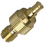 מתאם קואקסיאלי - SMA SOCKET - MCX PLUG