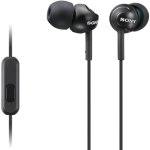 אוזניות סיליקון עם דיבורית - SONY MDR-EX110 BLACK