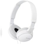 אוזניות HI-FI עם דיבורית - SONY MDR-ZX110AP WHITE