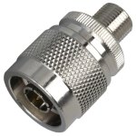 מתאם קואקסיאלי - N TYPE PLUG - F SOCKET