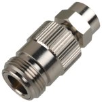 מתאם קואקסיאלי - N TYPE SOCKET - F PLUG