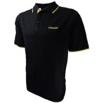 חולצת עבודה - פולו שרוול קצר - צבע שחור - מידה M