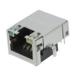 מחבר מסוכך RJ45 - נקבה למעגל מודפס - RJE72-188-1441 - CAT5E