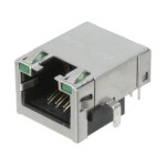 מחבר מסוכך RJ45 - נקבה למעגל מודפס - RJE72-188-1451 - CAT5E