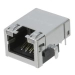 מחבר מסוכך RJ45 - נקבה למעגל מודפס - RJE72-188-14B1 - CAT5E