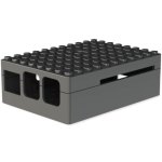 קופסת זיווד PI-BLOX שחורה עבור RASPBERRY PI 2