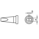 ראש למלחם - WELLER LT-B - 2.4MM CHISEL