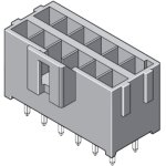 מחבר MOLEX למעגל מודפס - סדרת ULTRA-FIT - זכר 4 מגעים