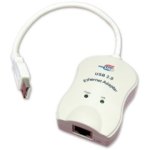 כבל מתאם - USB 2.0 ~ ETHERNET