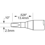 ראש לידית מלחם - METCAL SFV-CH25A - CHISEL 2.5MM