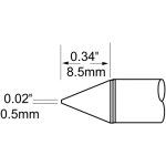 ראש לידית מלחם - METCAL SFV-CN05 - CONICAL 0.5MM