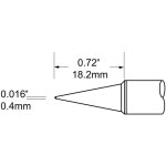 ראש לידית מלחם - METCAL SCV-CN05A - CONICAL 0.5MM