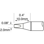 ראש לידית מלחם - METCAL SFP-CH20 - CHISEL 2MM