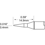 ראש לידית מלחם - METCAL SFP-CNL04 - CONICAL 0.4MM