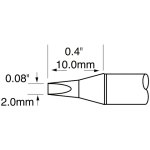 ראש לידית מלחם - METCAL SCP-CH20 - CHISEL 2MM