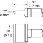 ראש לידית מלחם - METCAL RFP-BL1 - BLADE 10.4MM