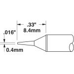 ראש לידית מלחם - METCAL STTC-022 - CONICAL 0.4MM