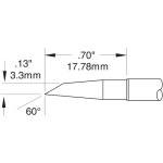 ראש לידית מלחם - METCAL SMTC-1147 - HOOF 3.3MM