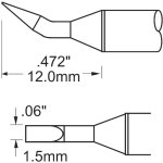 ראש לידית מלחם - METCAL PHT-750326 - CHISEL 1.5MM