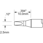 ראש לידית מלחם - METCAL PHT-751355 - CHISEL 2.5MM