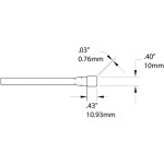 ראש לידית מלחם - METCAL TACT-605 - BLADE 10MM