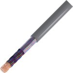 כבל תקשורת קשיח - 25X0.51MM² - CAT5E UTP - בידוד אפור