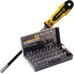 ידית מברג עם ציר גמיש + קיט 40 ביטים - CK TOOLS T4760AVI