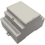 קופסת זיווד מפוליקרבונט - DIN-RAIL SERIES - 4M - 90X71X57.5MM