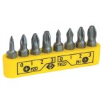 סט ביטים מקצועי למברגה - 8 יחידות - CK TOOLS T4522