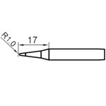 ראש למלחם - 1.0MM CONICAL