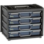 מערכת ניידת לאחסון רכיבים - 376X310X265MM - PRO HANDYBOX