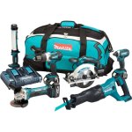 קיט כלי עבודה מקצועיים נטענים MAKITA DLX6044PT - 18V