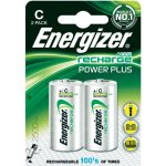 זוג סוללות נטענות - ENERGIZER - C - 1.2V 2500MAH - NIMH