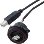 כבל תעשייתי USB - נקבה A ← זכר PX0844/A/0M50/B - B