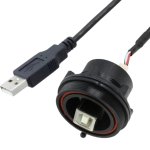 כבל תעשייתי USB - נקבה B ← זכר PX0844/B/0M50/A - A