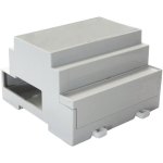 קופסת זיווד מפוליקרבונט - DIN-RAIL SERIES - RPI (G) - 90X88X58MM