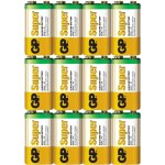 10 סוללות אלקליין - PP3 9V - GP SUPER ALKALINE