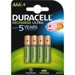 רביעיית סוללות נטענות - DURACELL - AAA - 1.2V 850MAH - NIMH