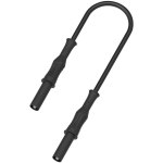 כבל בדיקה מבודד - 4MM PLUG ~ 4MM PLUG 1.5M - בידוד שחור